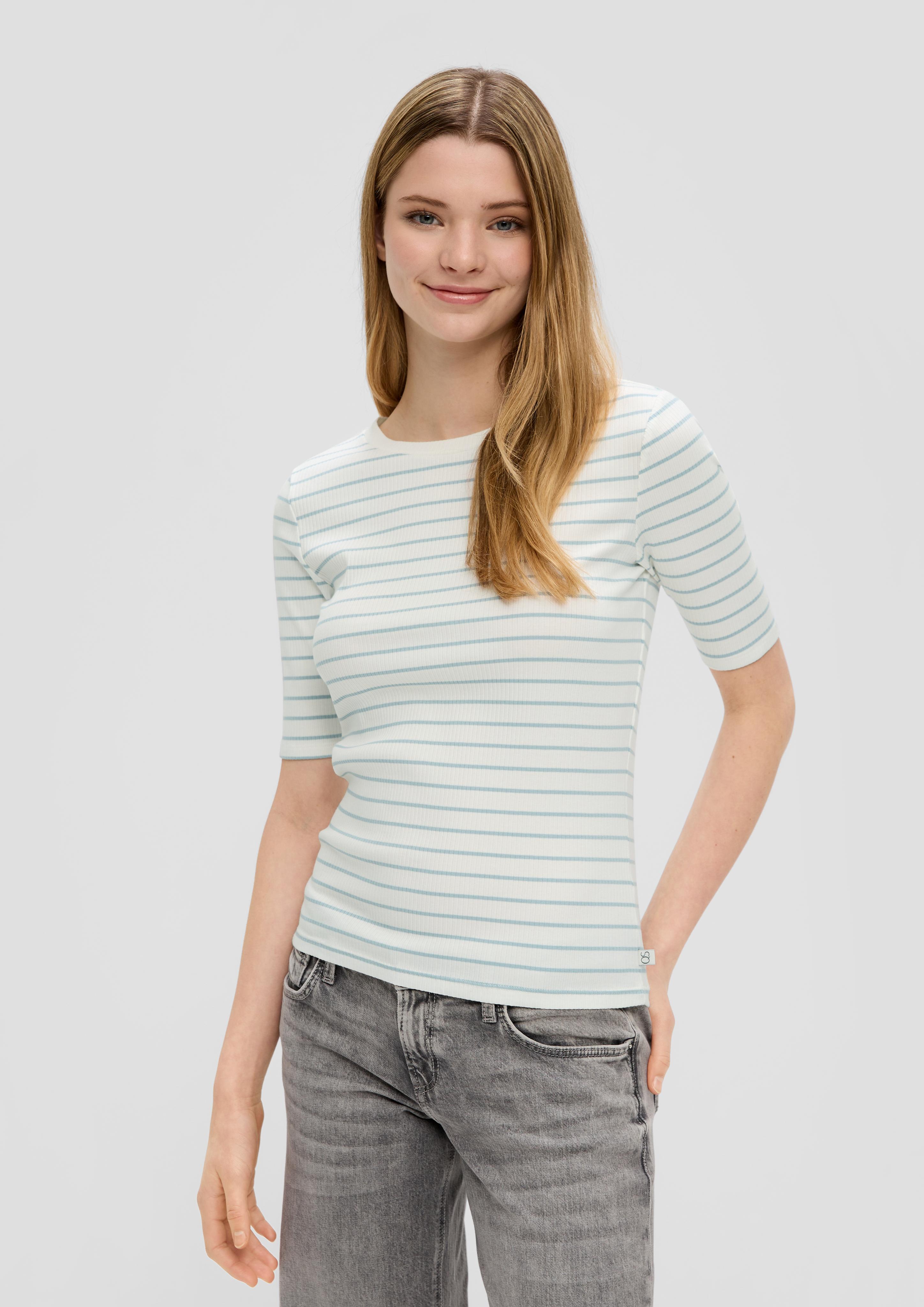 T-Shirt mit Rippstruktur  2144068-61G2
