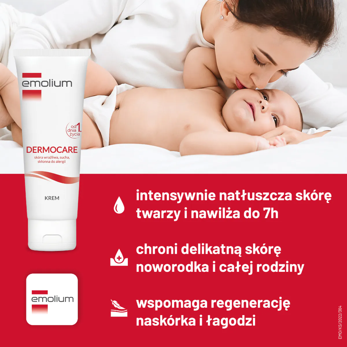 Emolium kremas sausai odai
