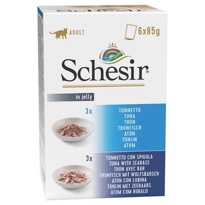 Sparpaket Schesir Katze Jelly Pouch 24 x 85 g