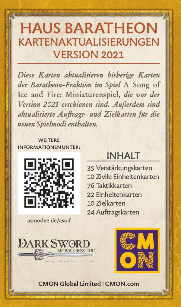 A Song of Ice & Fire – Haus Baratheon (Erw.)
