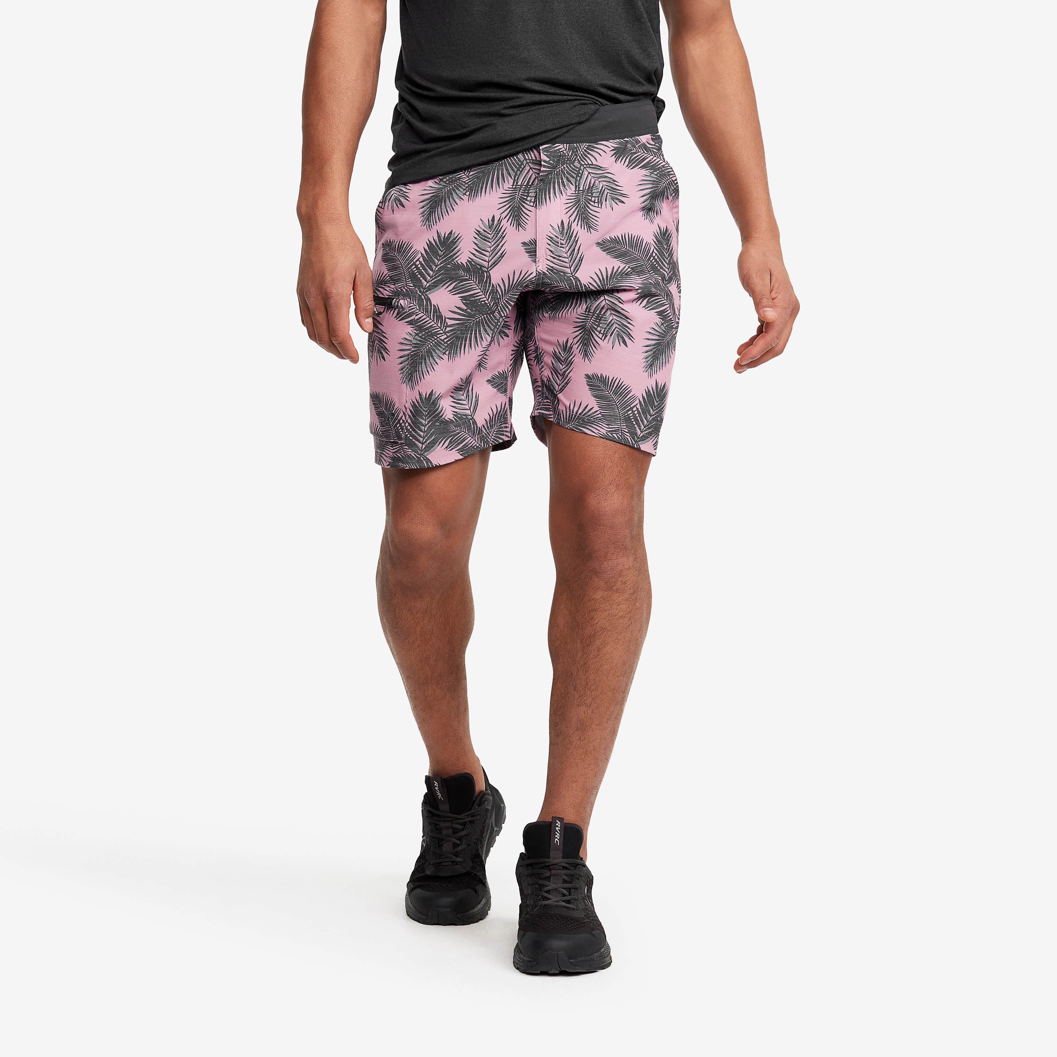 Boarderline Shorts Homme Mauve Palm