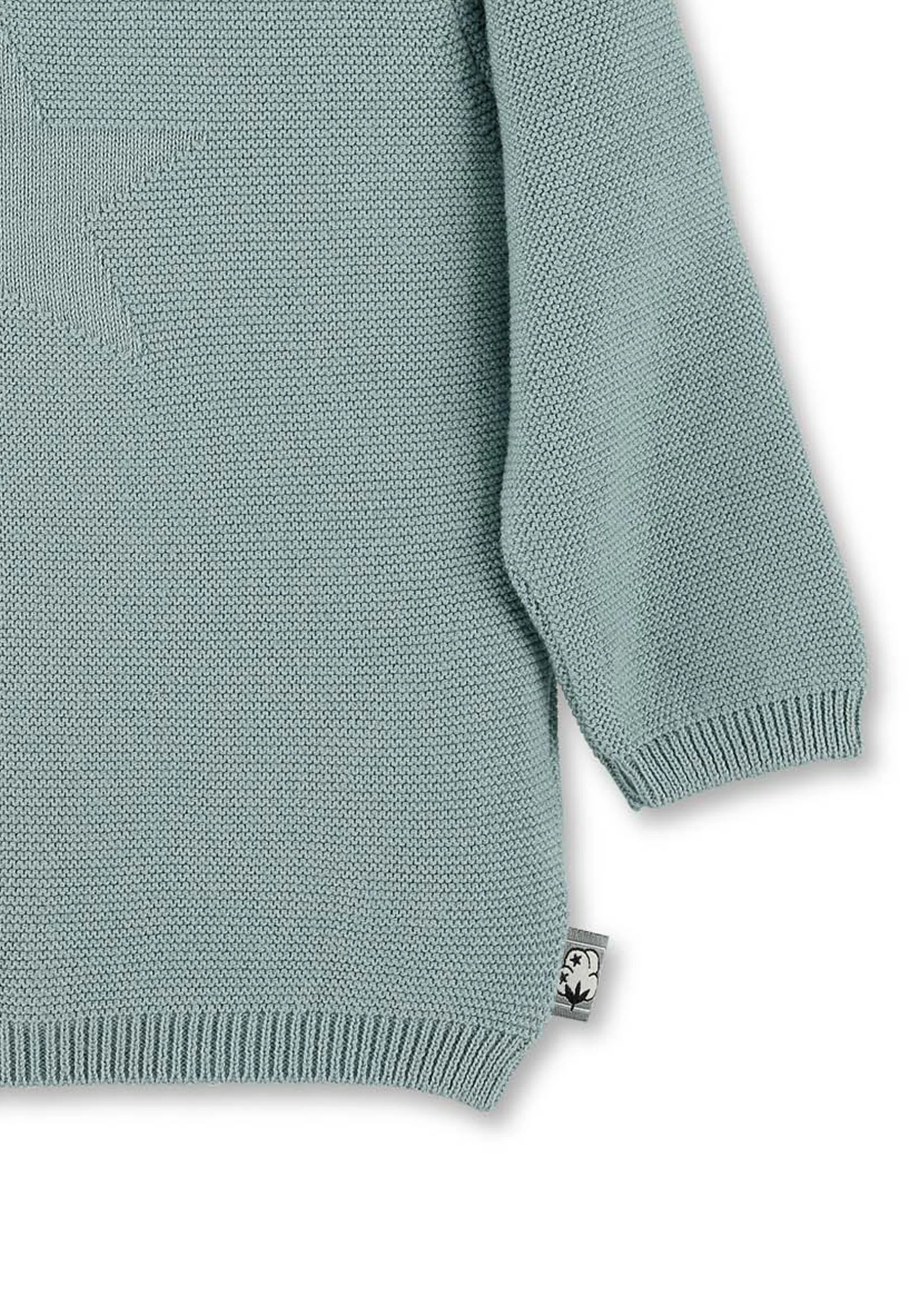 GOTS Strick-Pullover mit eingestricktem Stern