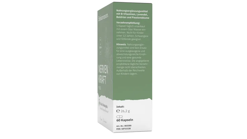BAKANASAN Nervenkraft Kapseln 26.2 g