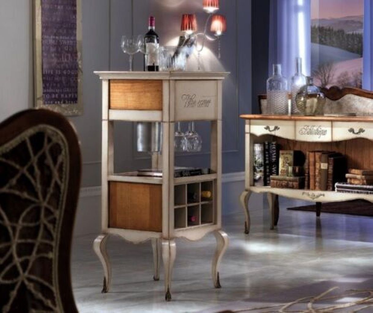 JVmoebel Barschrank Hausbar Barschrank Tisch Regal Weinregal Weinschrank Luxus Schrank