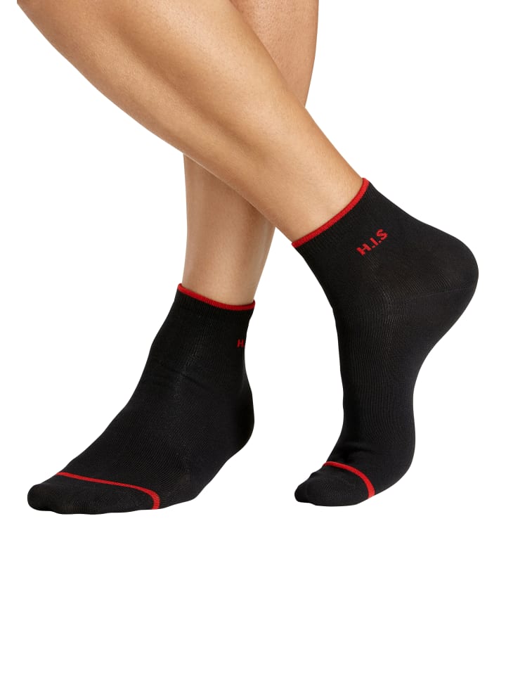 H.I.S Kurzsocken in 7x schwarz günstig kaufen