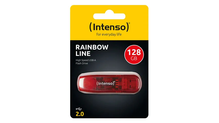 Intenso USB Flash Drive 2.0 128GB Rainbow Line