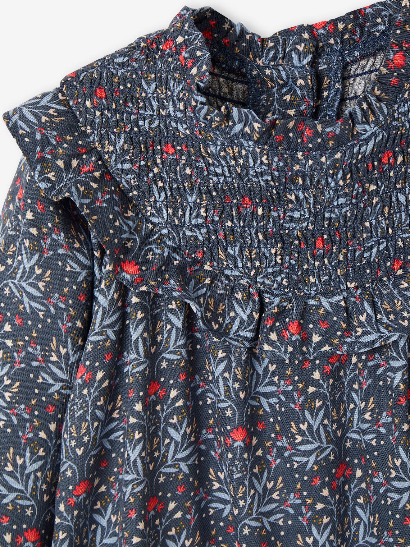 Vertbaudet Mädchen Baby Winterkleid - dunkelblau