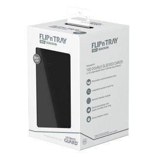 Ultimate Guard Flip`n`Tray 100+ XenoSkin Monocolor - Schwarz