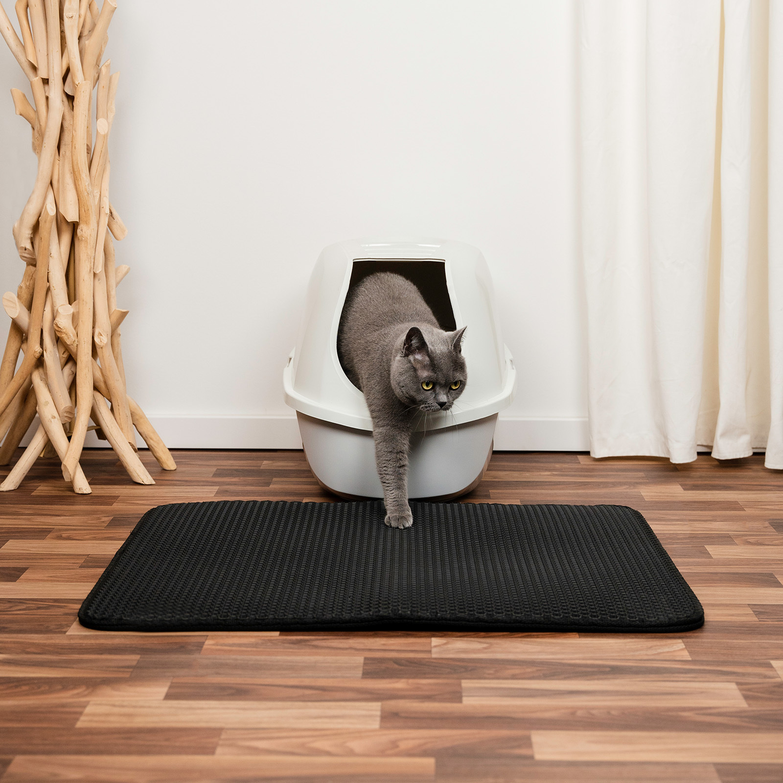 Lionto Toilettenzubehör Lionto doppellagige Katzenstreu-Matte L