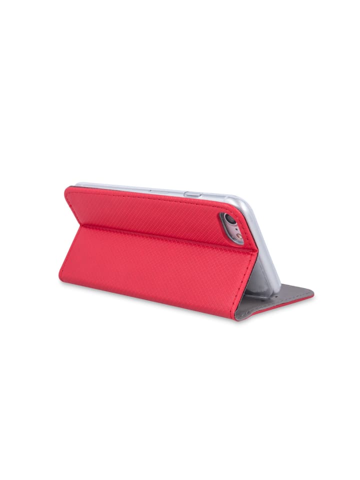 COFI 1453 Smart Magnet Case Handyhülle  Kartenfach und Magnetverschluss in Rot günstig kaufen S