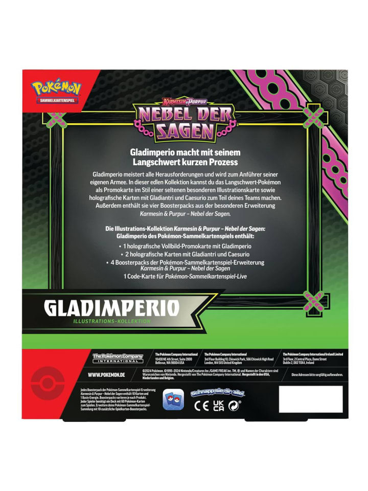 Pokémon Gladimperio Kollektion | Pokemon | Sammel-Karten deutsch | Edition günstig kaufen onesize