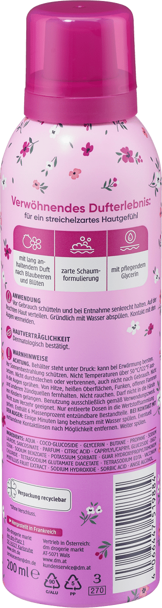 Duschschaum I like you berry much, 200 ml