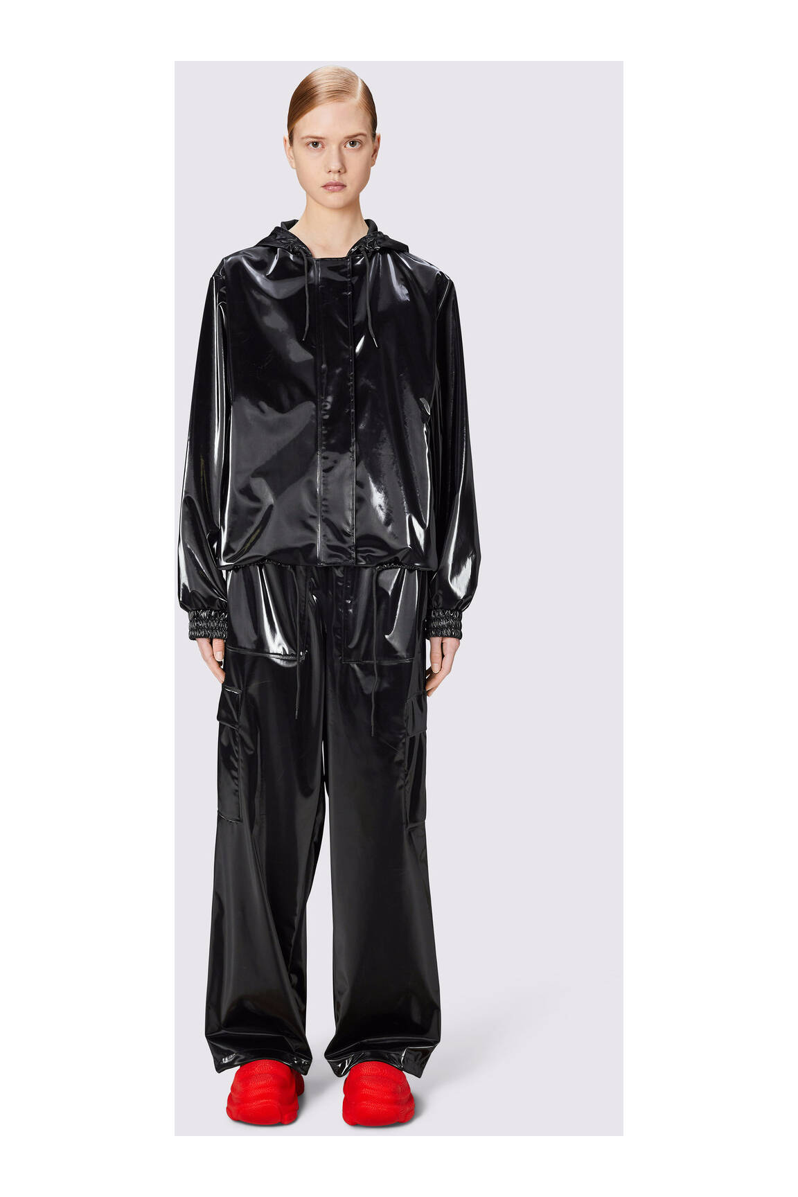 Rains Impermeables Trenchs Unisexe couleur noir