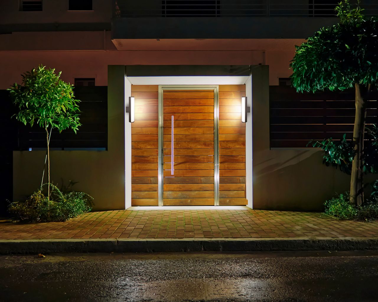 Näve Leuchten LED Außen Wandleuchten l:30cm 
