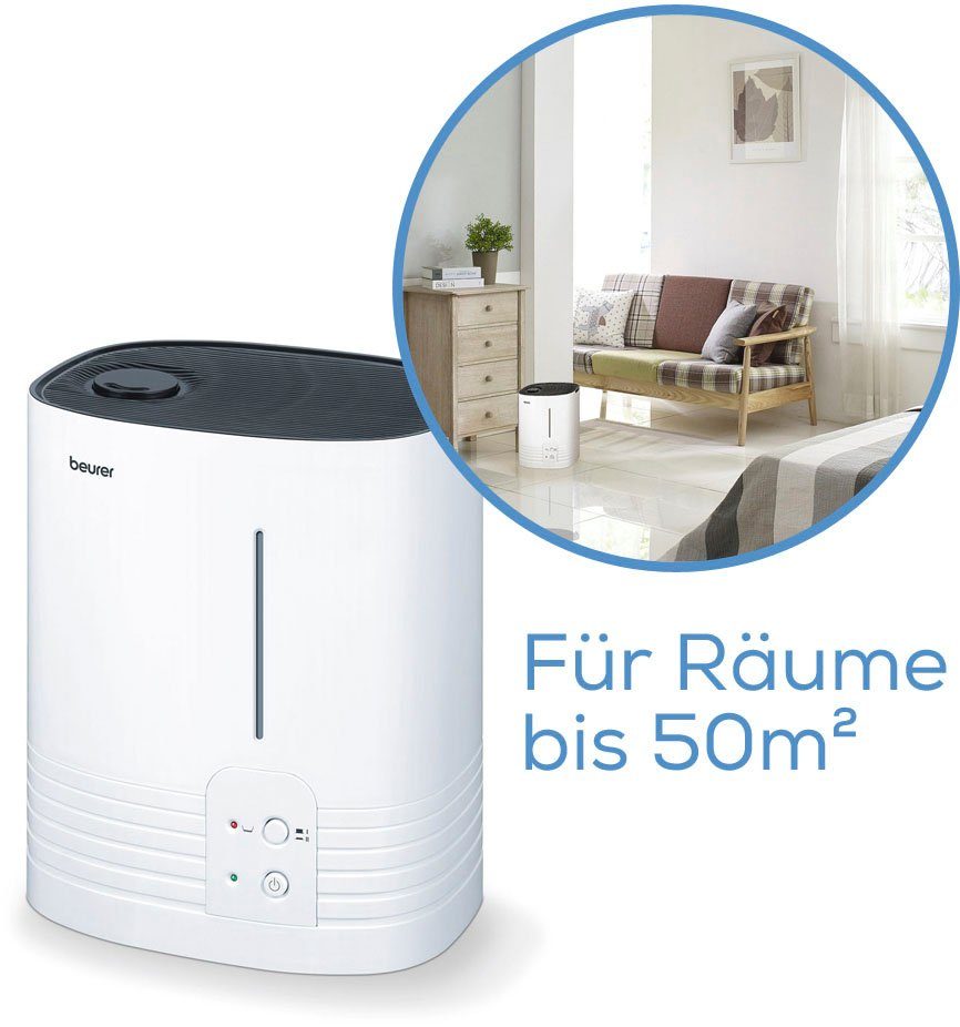 BEURER Luftbefeuchter LB 55, 6 l Wassertank, hygienische Warmwasser-Verdampfung