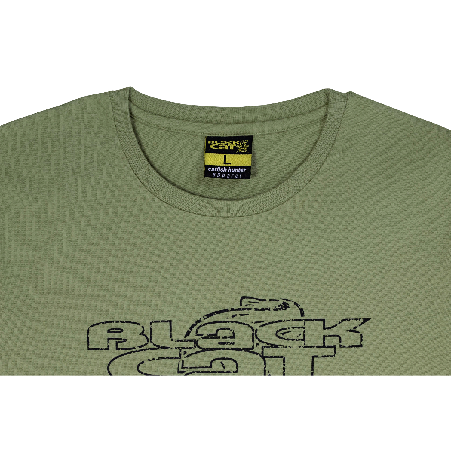Black Cat Herren T-Shirt Military
