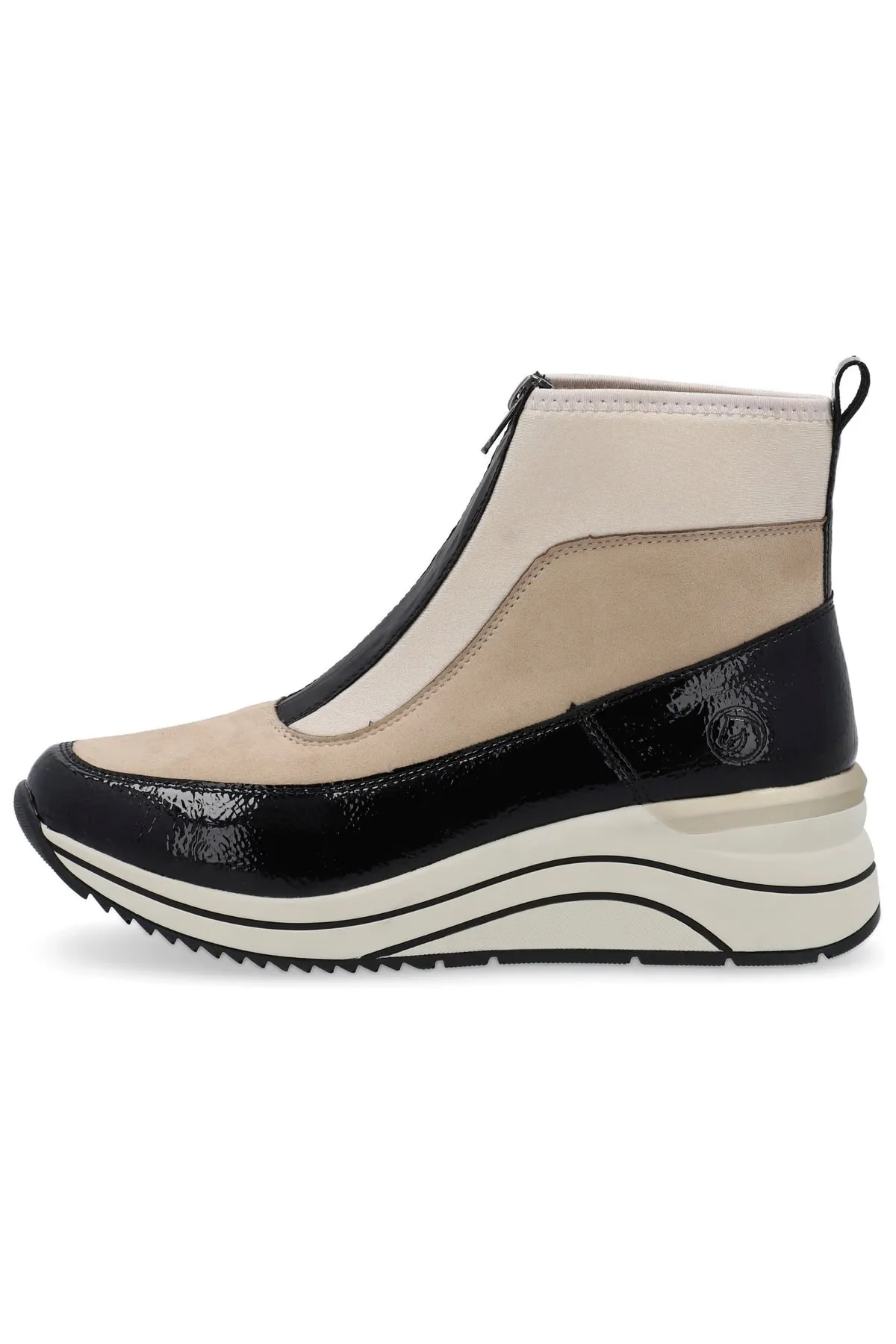 Remonte  Sneaker - Schwarz - Blockabsatz
