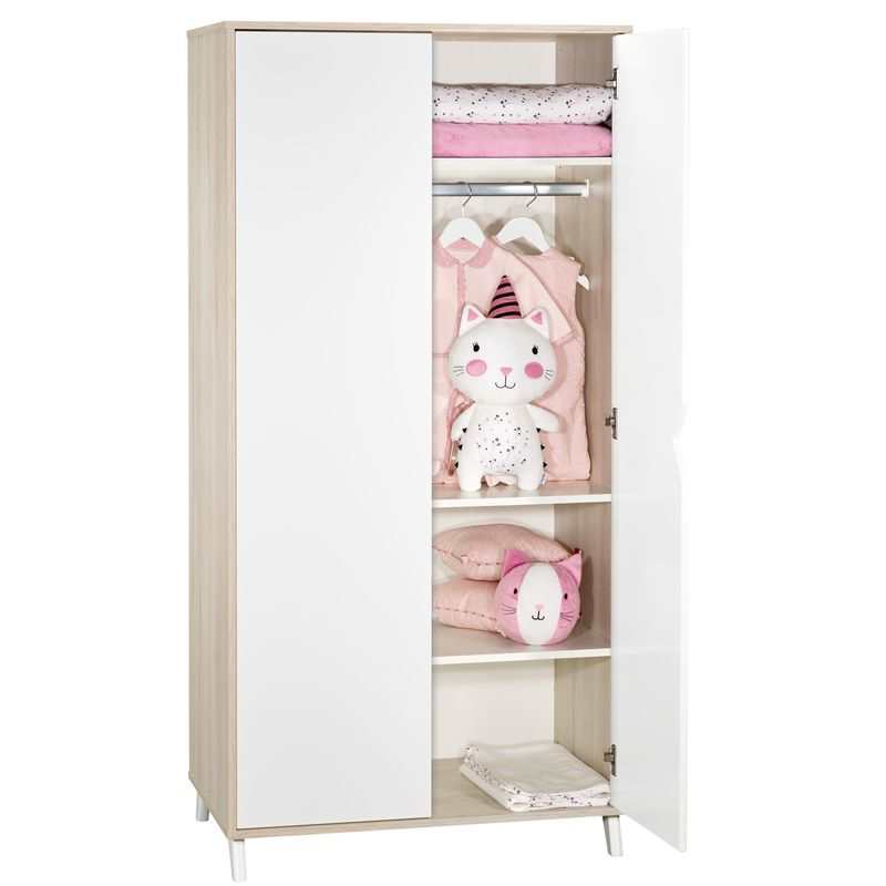 Armoire 2 portes Scandi naturel