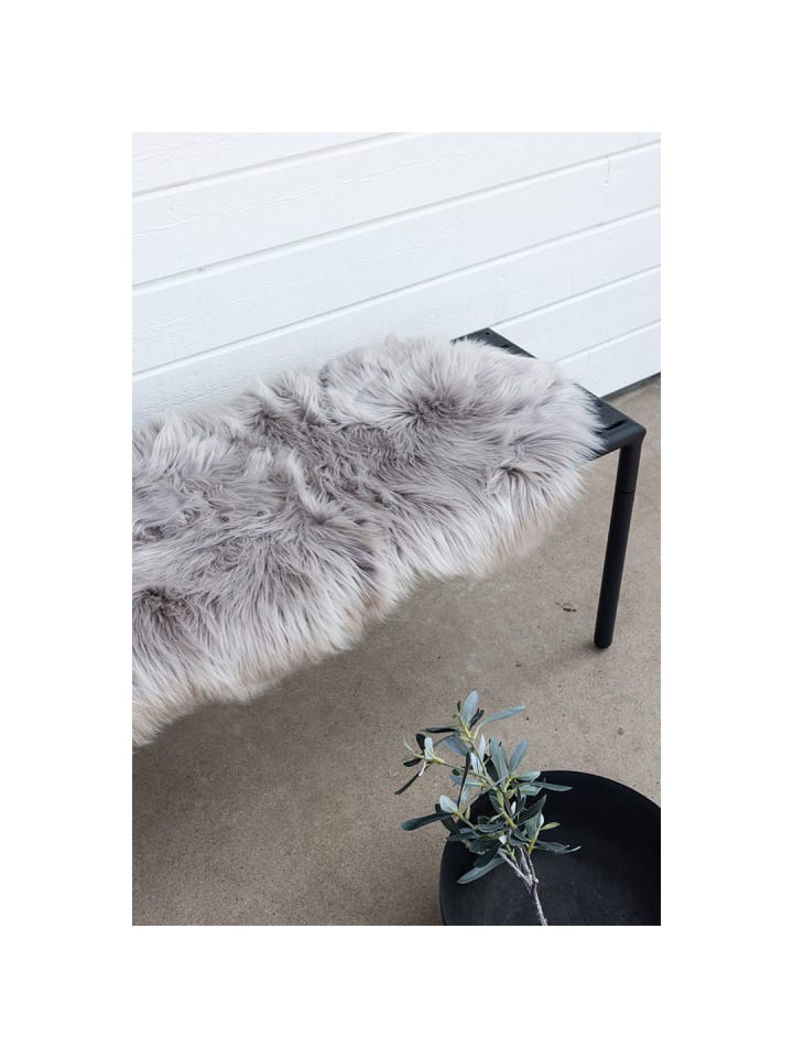 ebuy24 Kunstfell Katy Grau 55 x 180 cm günstig kaufen onesize
