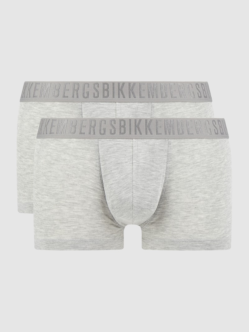 Trunks im 2er-Pack in mittelgrau meliert