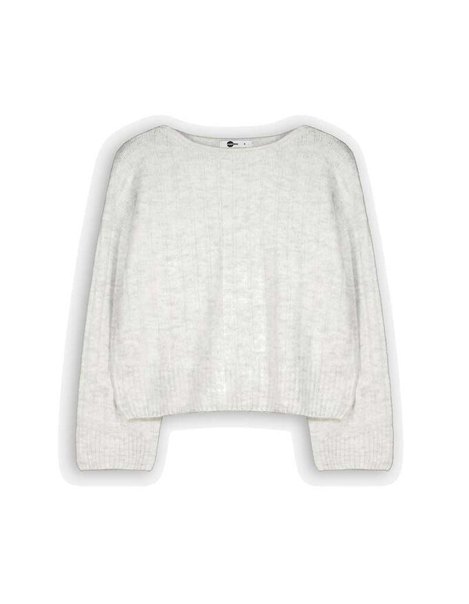 Strickpullover - Gerollte Abschlüsse