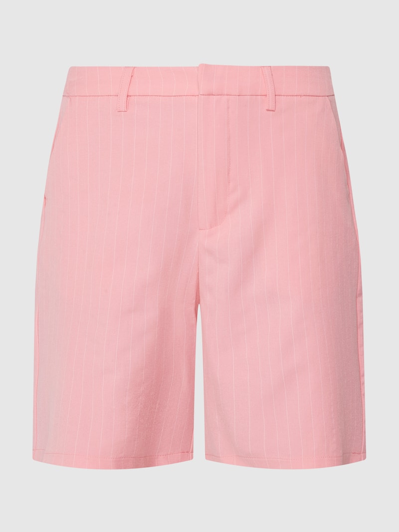 Chino-Shorts mit Nadelstreifen Modell 'Hamimo' in pink
