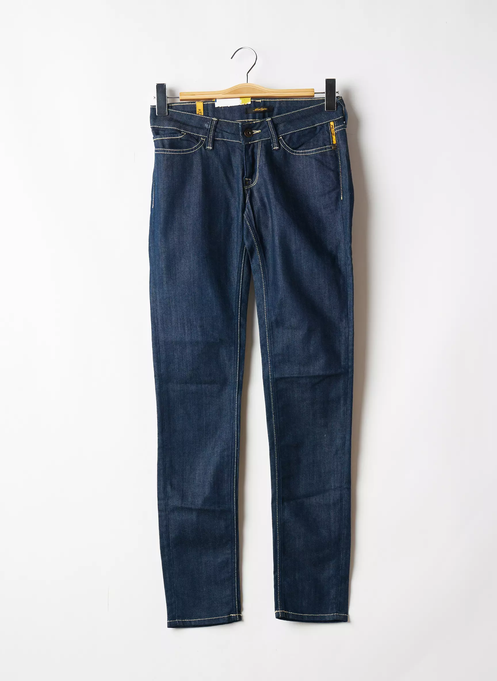 Meltin Pot Jeans Coupe Slim Femme couleur bleu