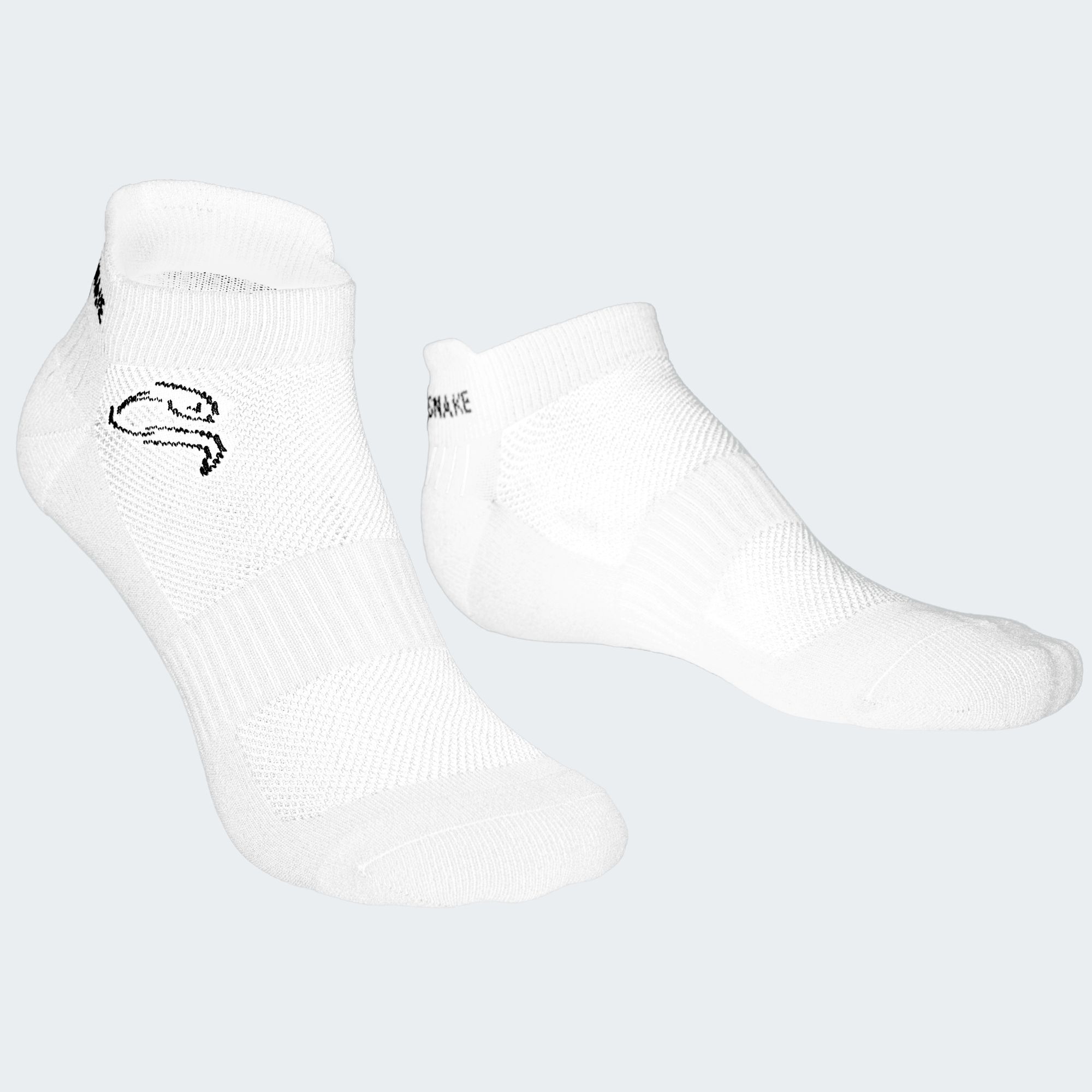 Black Snake Perfect Trail 2-Paar White Sneaker Laufsocken