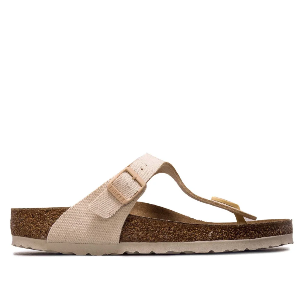 Birkenstock Gizeh Canvas Vegan 1023990 / weiss