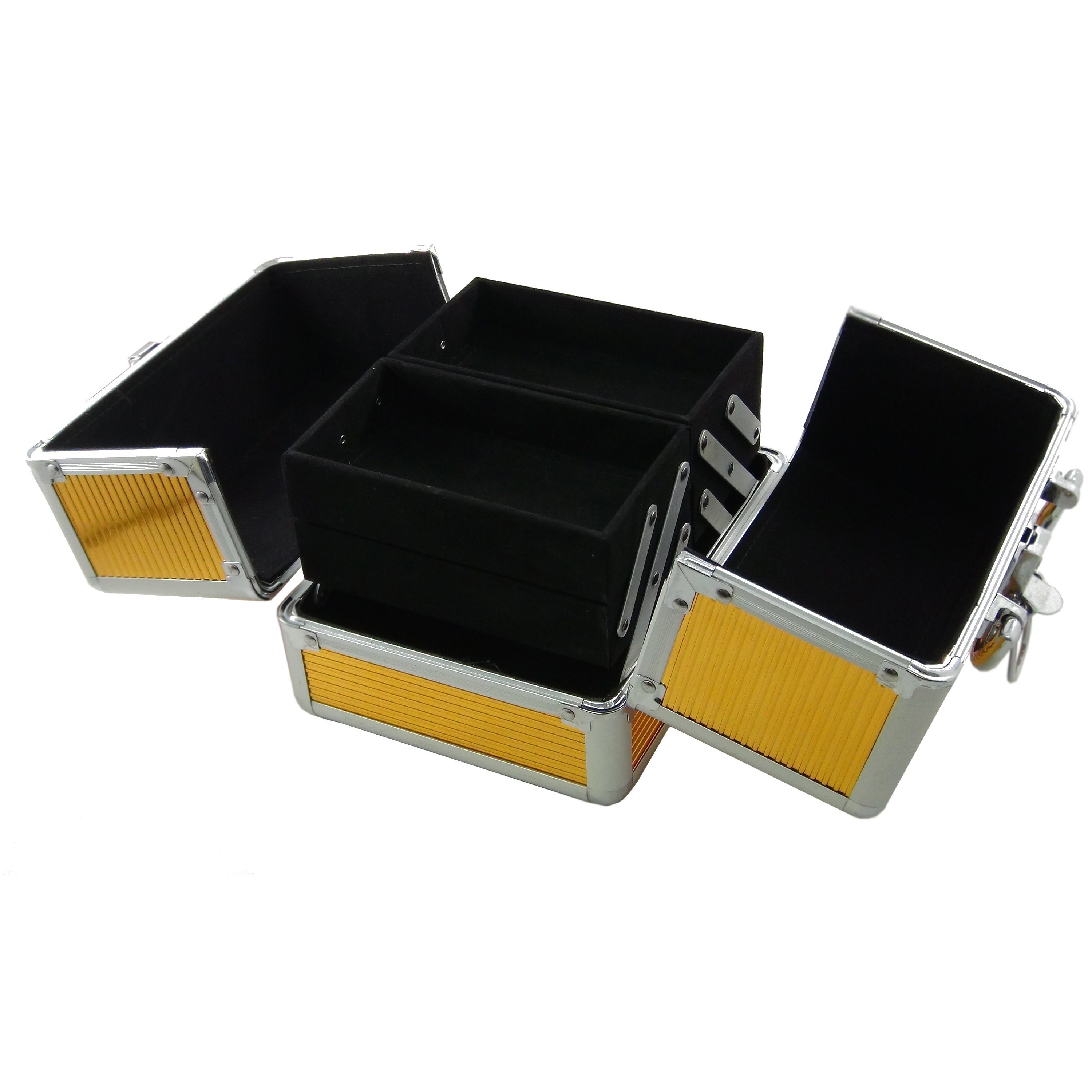 Dynasun Kosmetikkoffer BS35 GOLD, BS35 21x17x17cm Gold Professionelles Designer Beauty Case