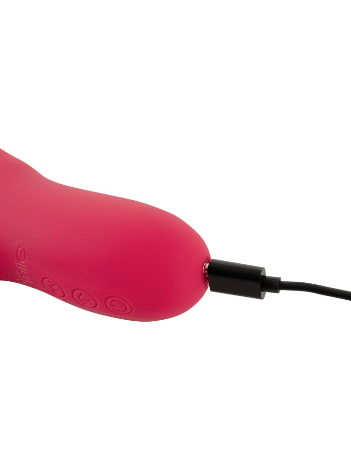Sweet Smile Rabbitvibrator Thumping Rabbit Vibrator in rot günstig kaufen 21,2 cm