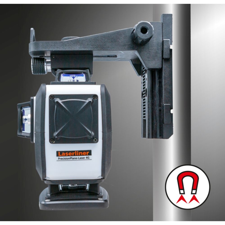 Laserliner 039.600L PrecisionPlane-Laser 4G Pro Laser tridimensional com 4 círculos de laser verdes de 360°