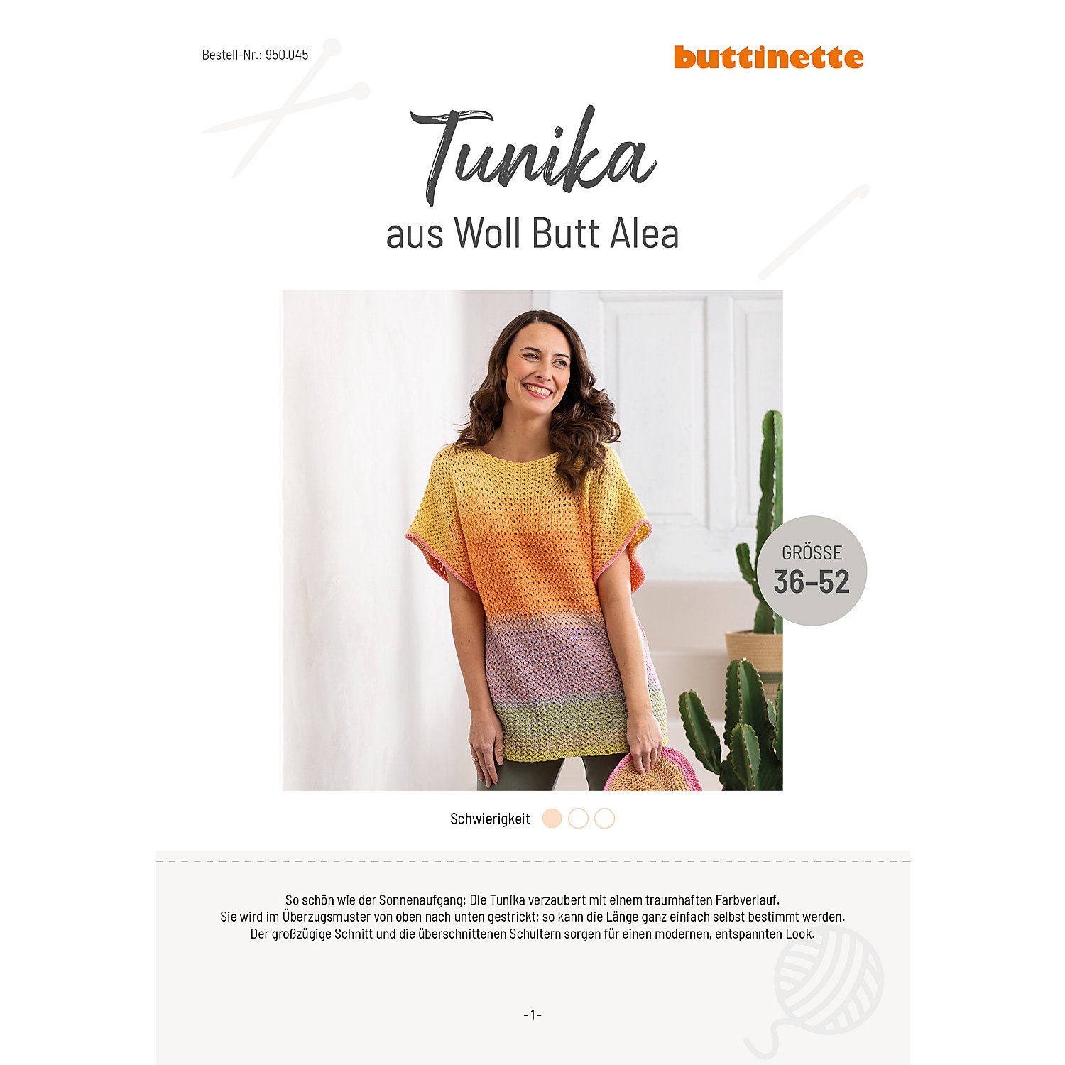 Strickanleitung - Tunika aus Woll Butt Alea