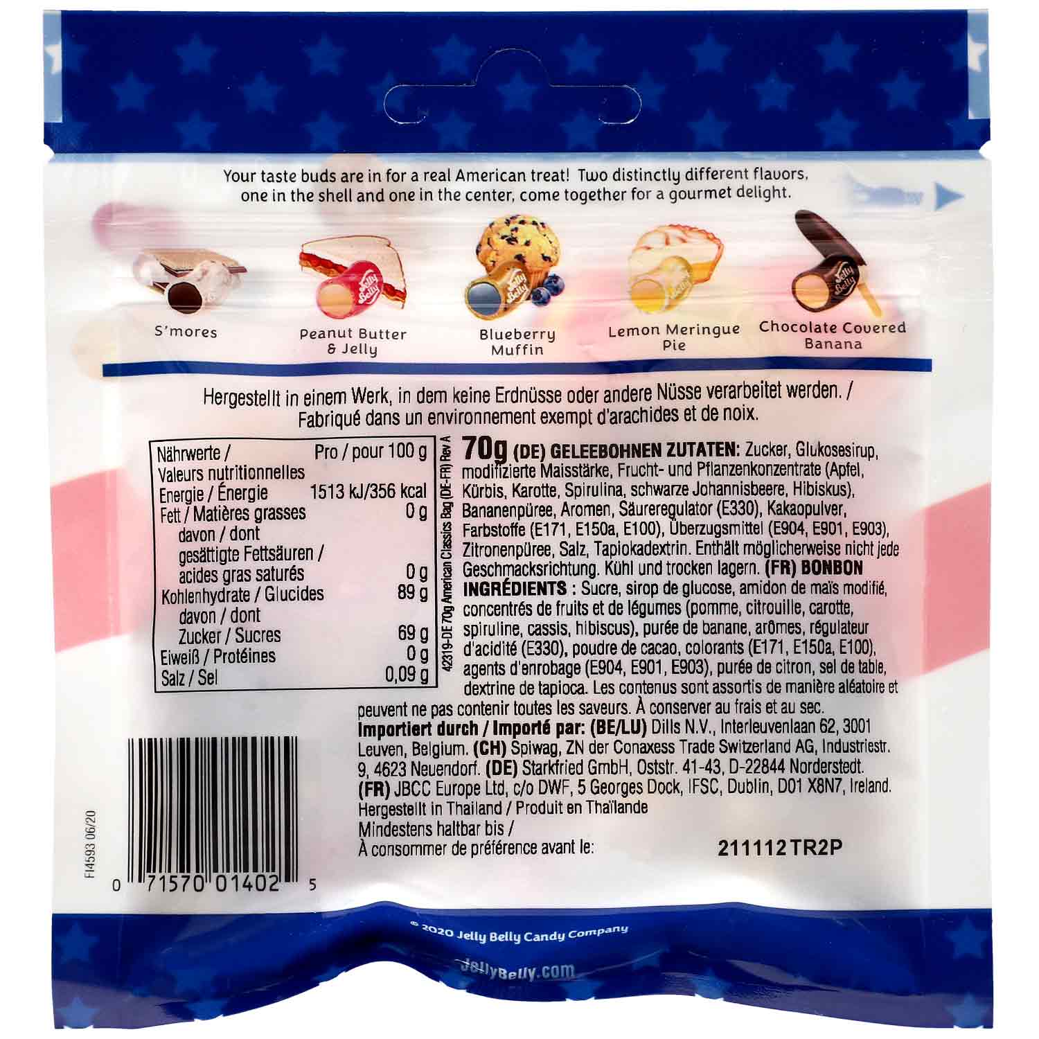 Jelly Belly American Classics 70g