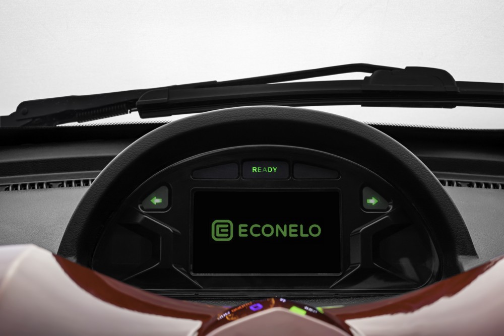 Econelo Elektro Kabinenroller  Nelo 3.1 25 km/h bordeauxrot