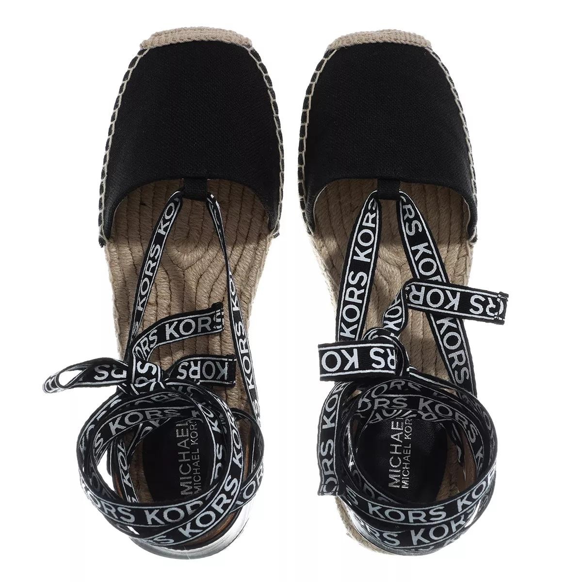 MICHAEL KORS Komfort Slipper schwarz Espadrille