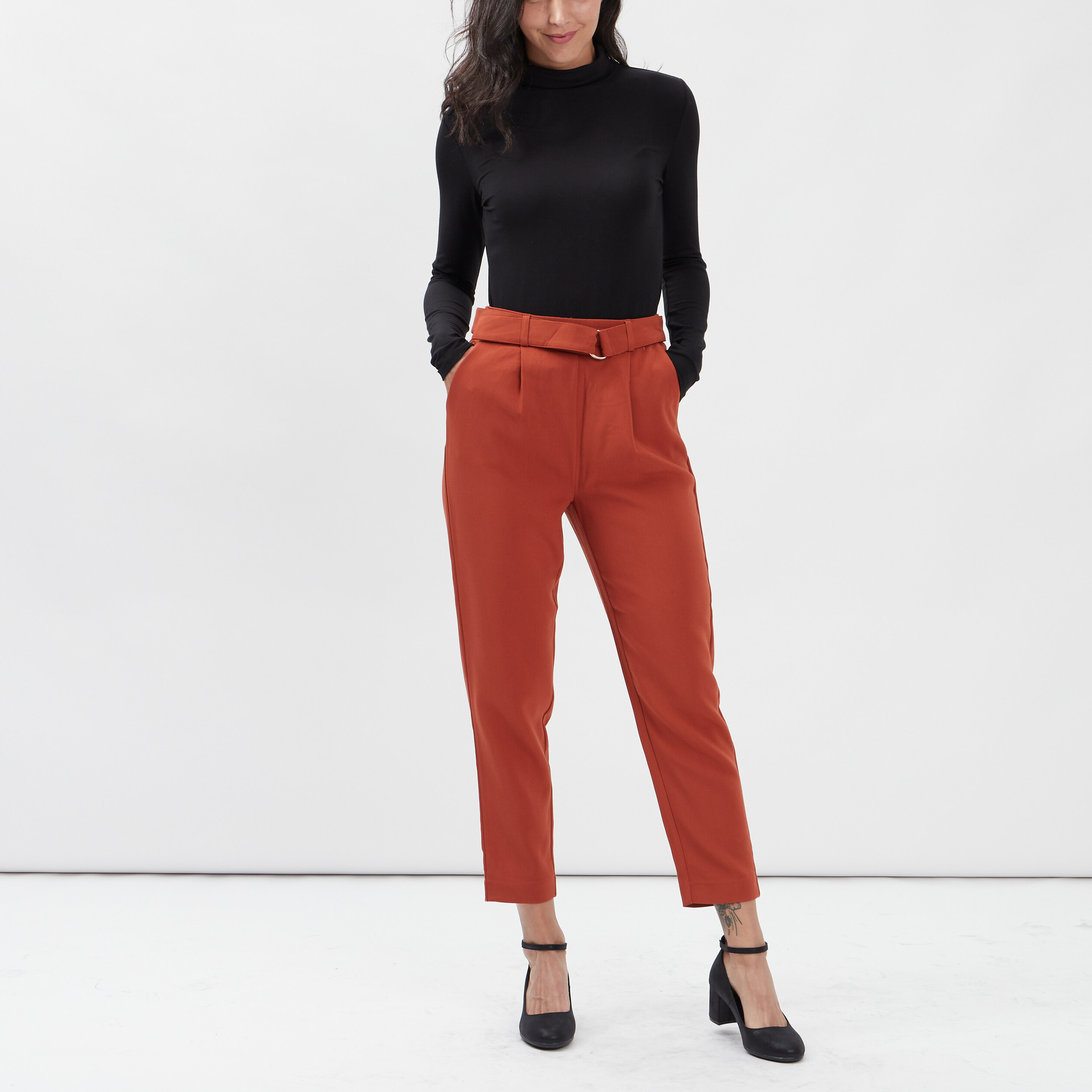 T-shirt manches longues noir femme | La Halle