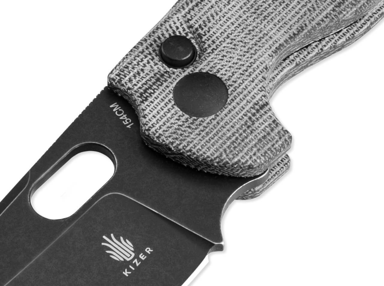 Sheepdog C01C Micarta Black Button Lock