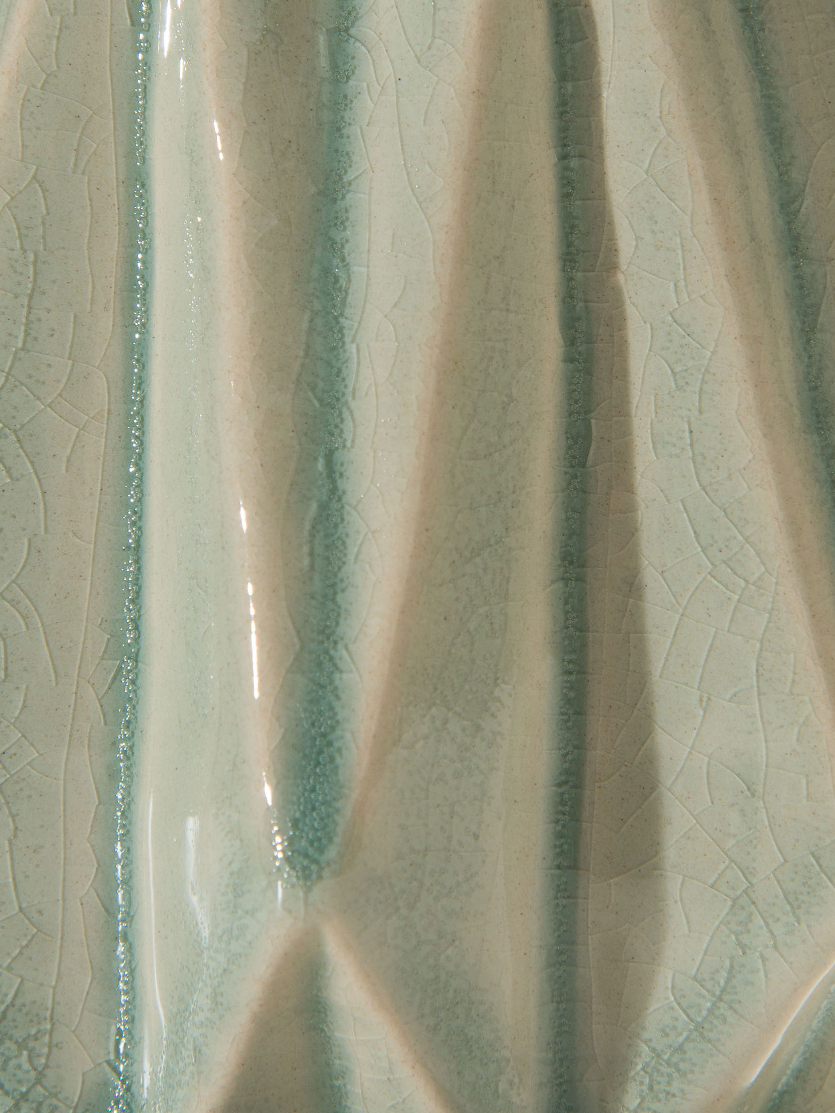 Fuzhou Deko-Vase, Hellgrau
