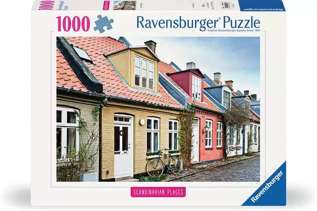 Puzzle 1000 Teile - Häuser in Aarhus, Dänemark