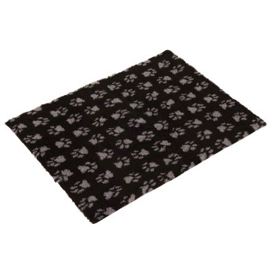 Vetbed® Isobed SL Katzendecke Paw, schwarz/grau