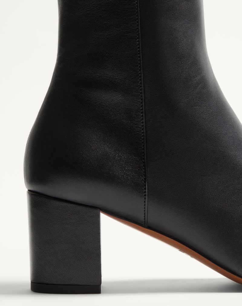 Bota de cano curto Valet Du Roi 60mm em couro de cabra