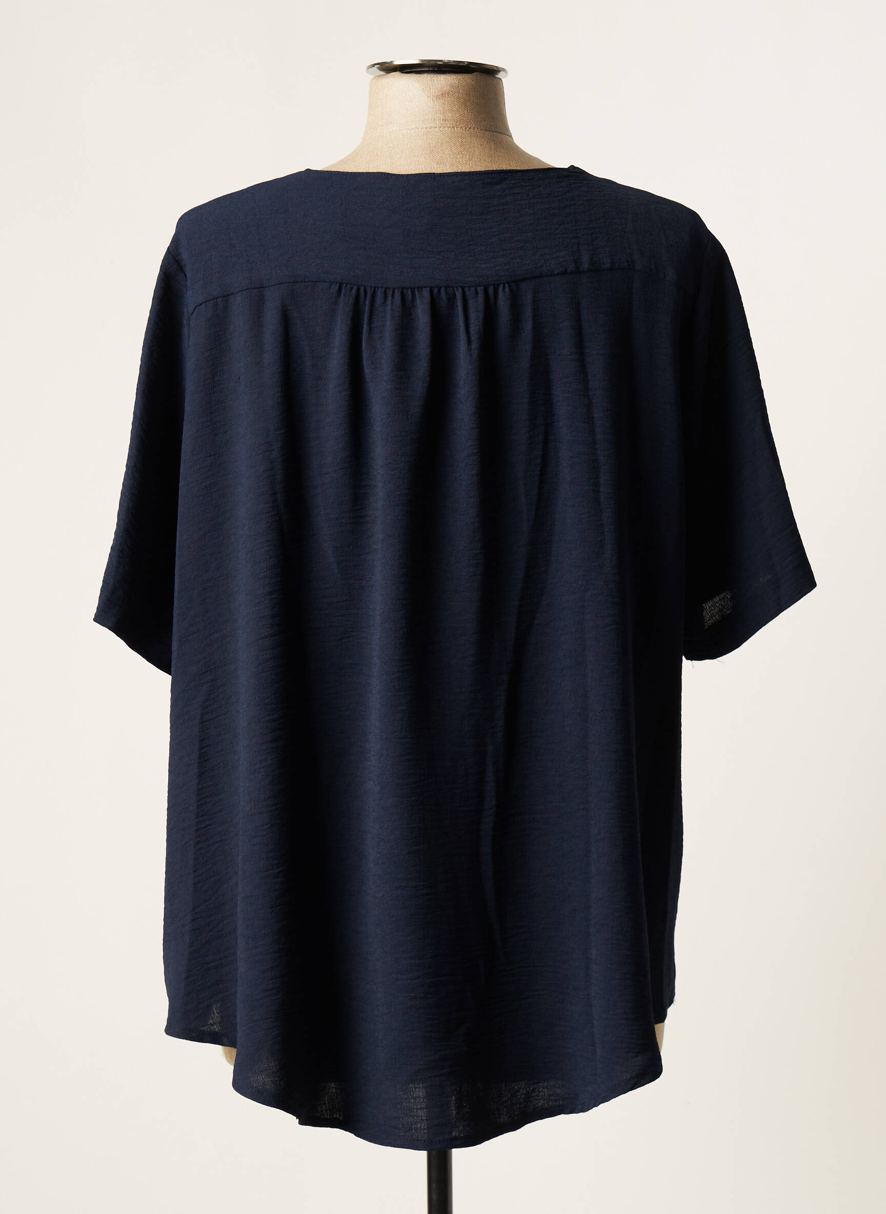 Halogene Tuniquemanchecourte Femme couleur bleu
