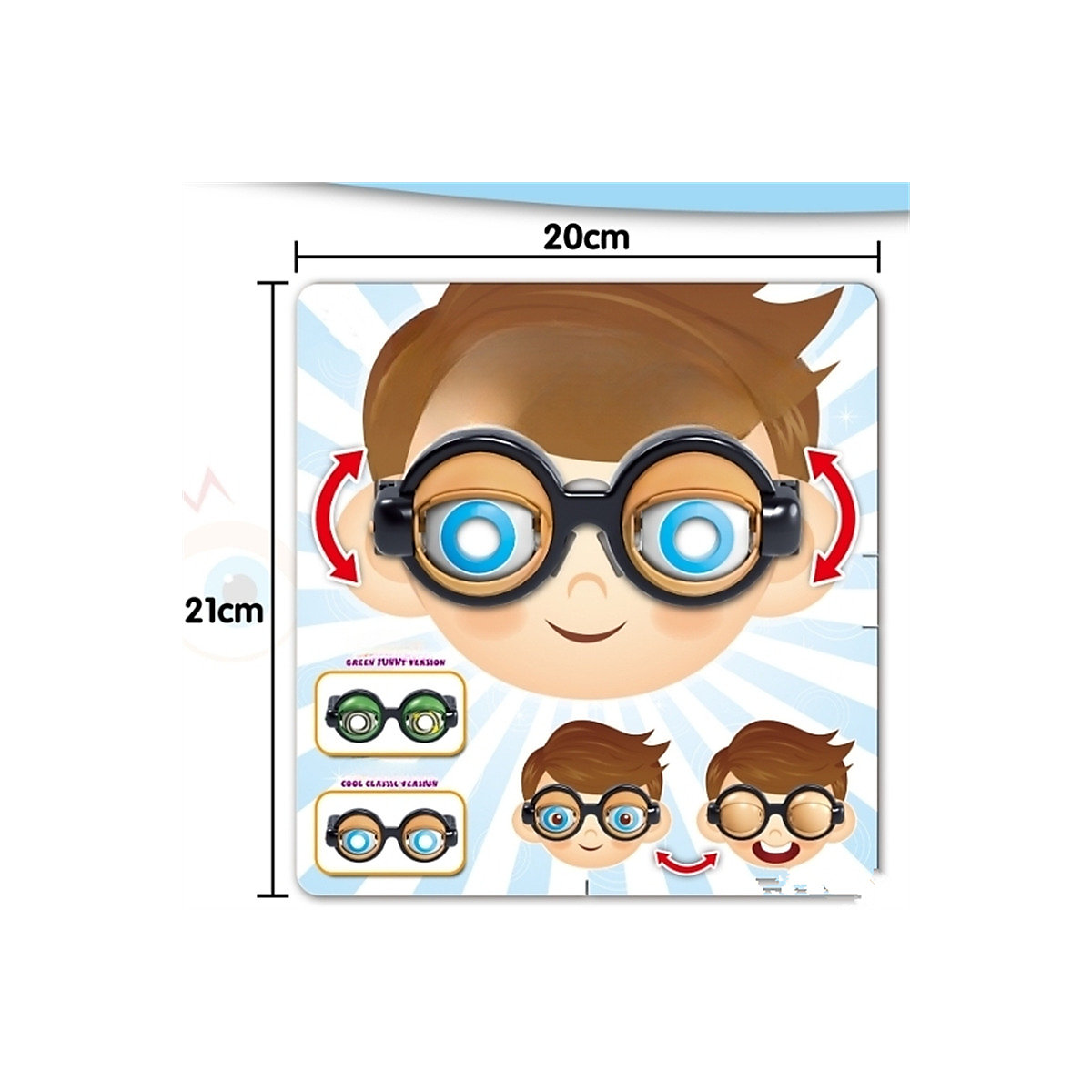 Lustige Brille lustiges Spielzeug für Kinder Kreative lustige Requisiten Brille Kinderspielzeug