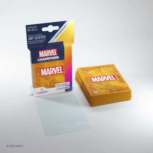 Marvel Champions Art Sleeves – Marvel Orange (Sleeves)