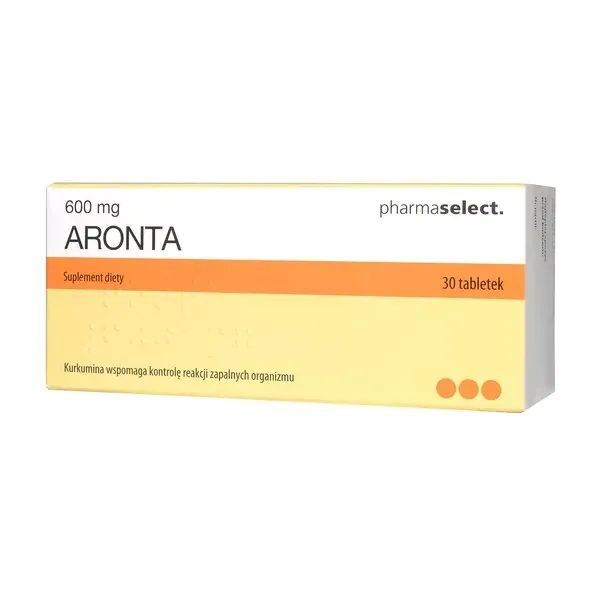 Aronta 600 mg, maisto papildas su kurkuminu, tabletės