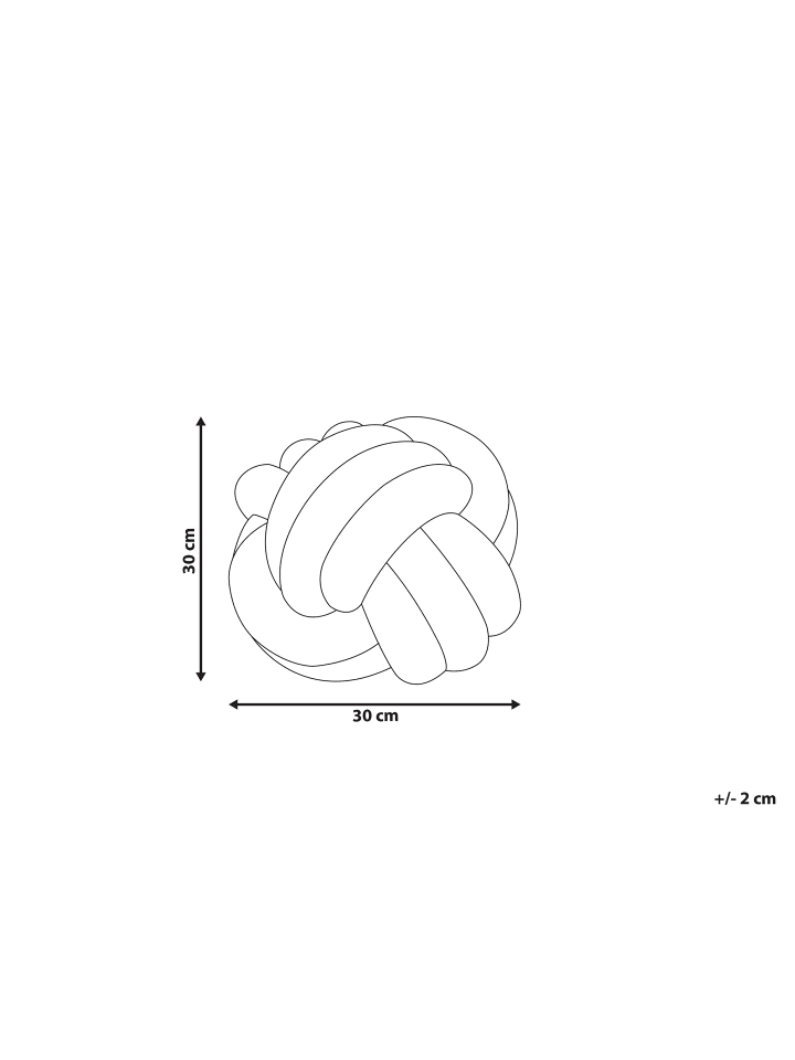 Beliani Dekokissen MALNI in Grün - (W) 30 x (H) 30 x (L) 30 cm günstig kaufen onesize