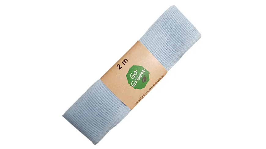 TRUBA GoGreen Baumwollband hellblau 2 m hellblau