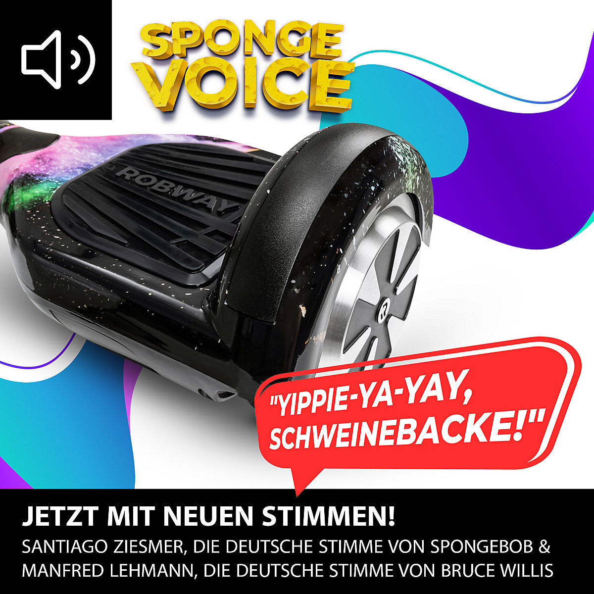 Kinder Elektrofahrzeuge E-Balance Hoverboard W1 - 6,5 Zoll - 700 W - 15 km/h - App