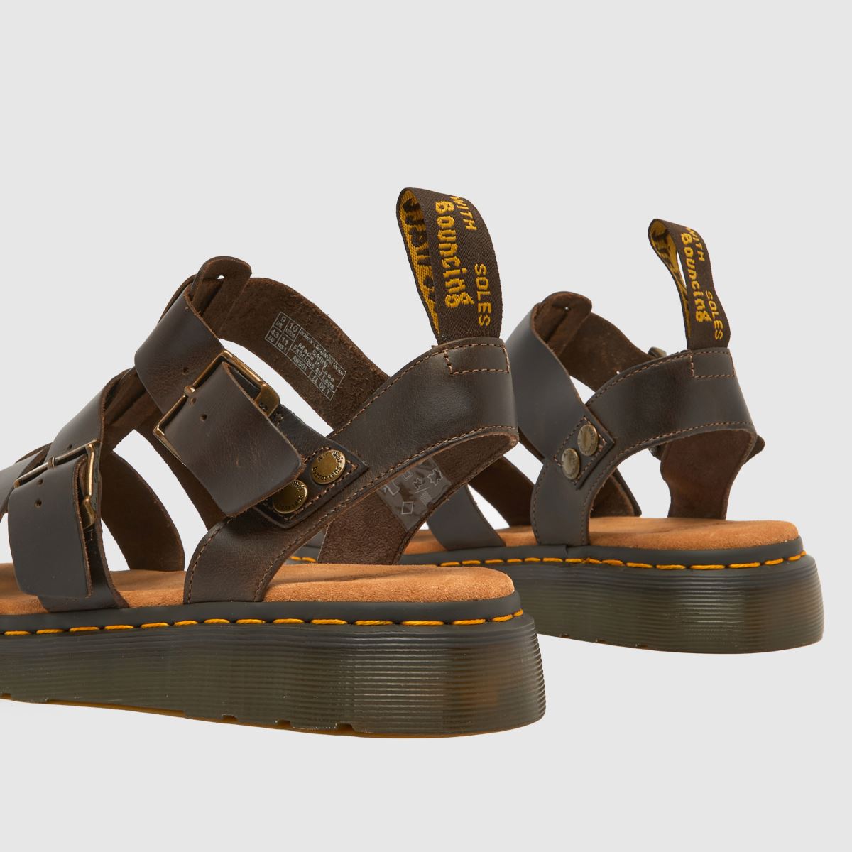 Dr Martens sandali Garin v temno rjavi barvi